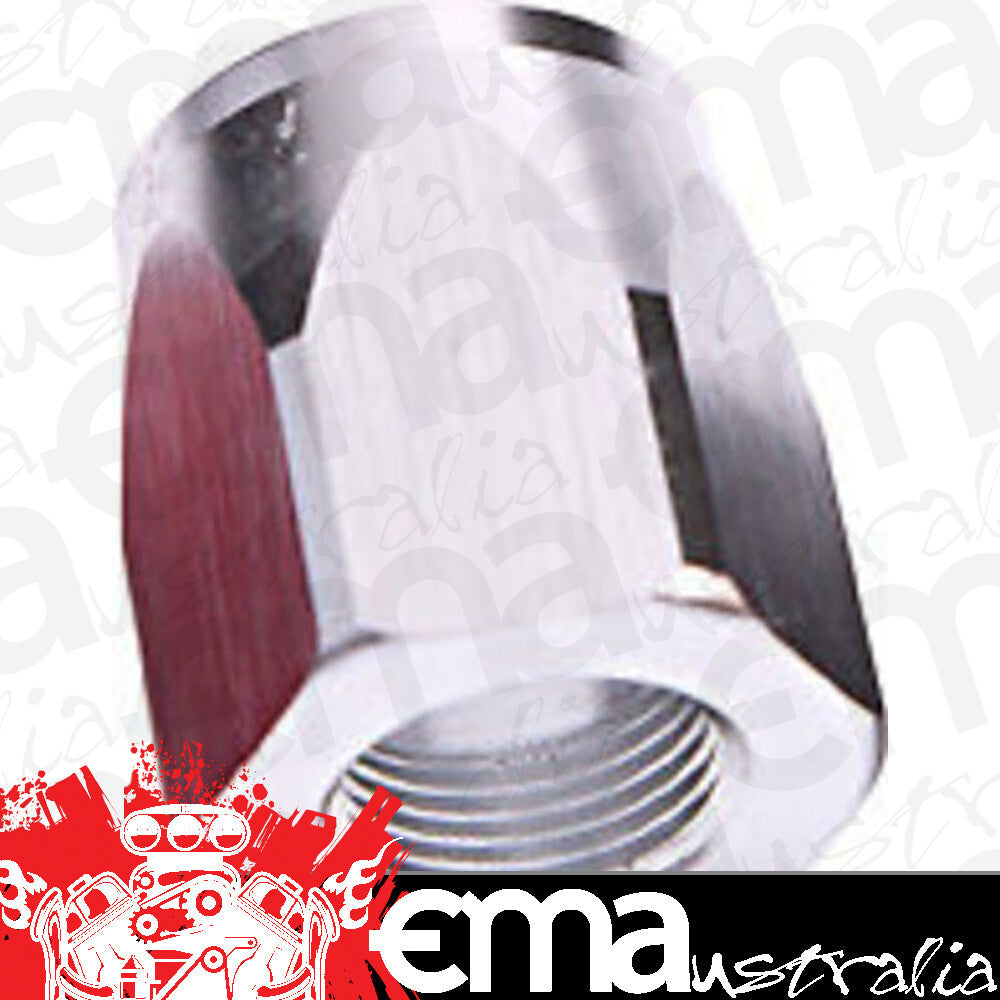 Aeroflow Performance Products AF298-06DS Hose End Socket Alloy -6AN Silver Suit Braided Hose