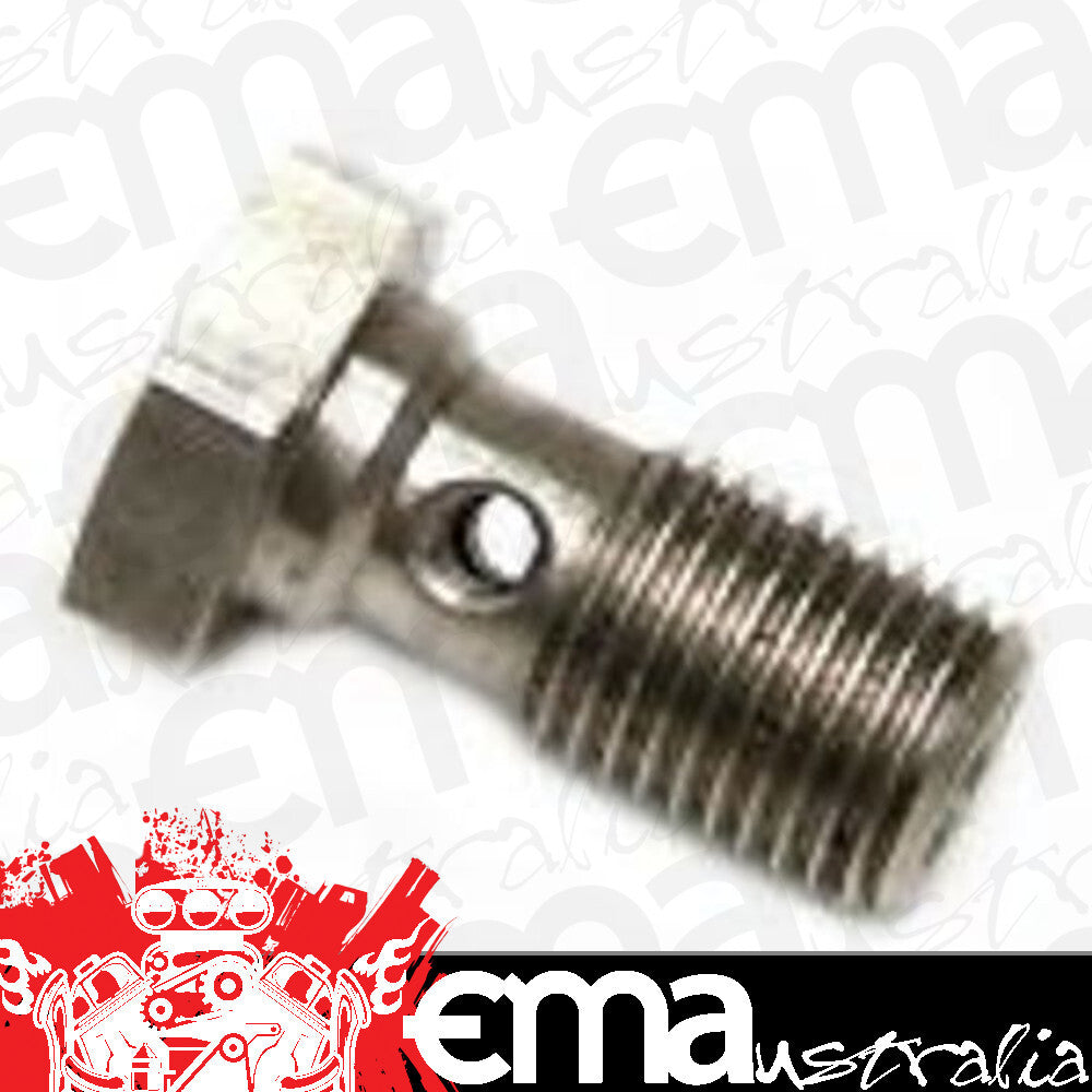 Aeroflow AF300-03L Banjo Bolt -3AN 3/8" x 24Unf Stainless 25mm Long