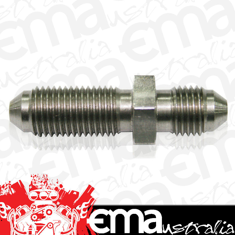 Aeroflow Performance Products AF320-03 Ssteel -3AN Bulkhead Straight Stainless Nut Seperate
