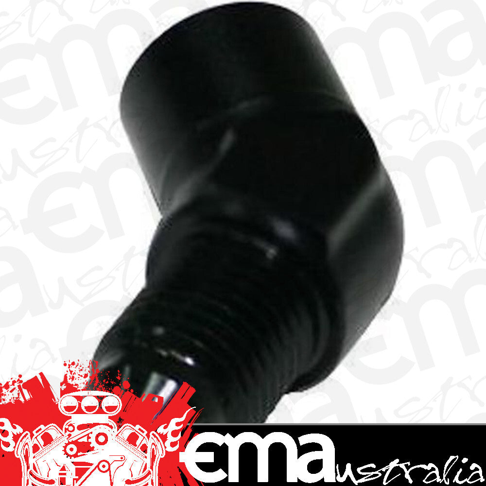 Aeroflow AF371-03BLK 45 Deg Female 1/8 NPT to -3 Black