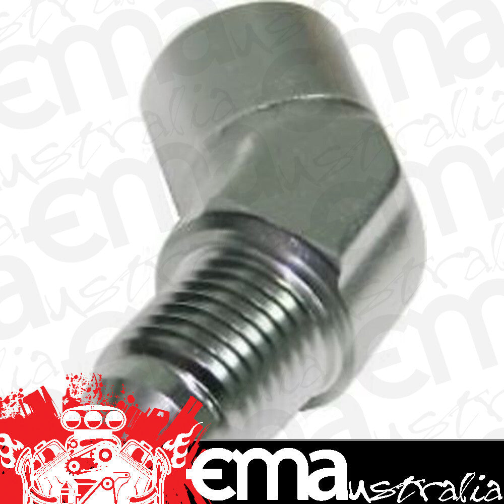Aeroflow AF371-03S 45 Deg Female 1/8 NPT to -3 Silver