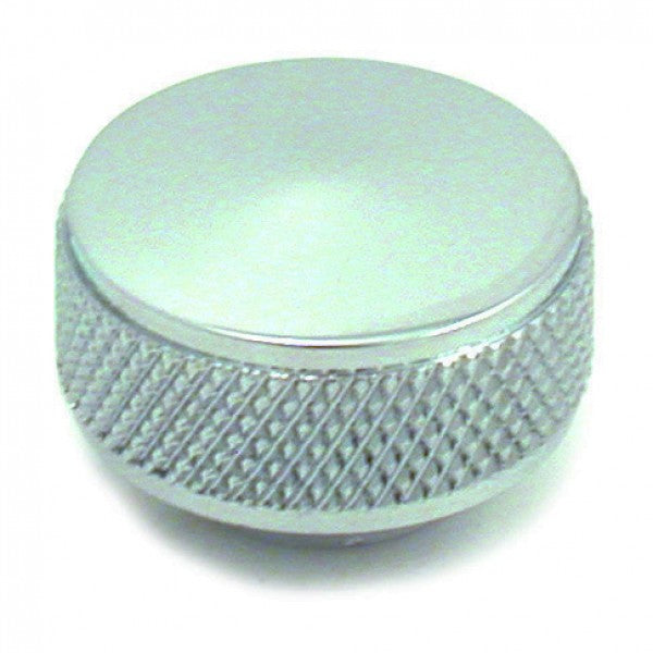 TFI Racing 1758 Air Cleaner Nut Small Knurled Billet Chromed 1/4"-20 Thread 29mm wide