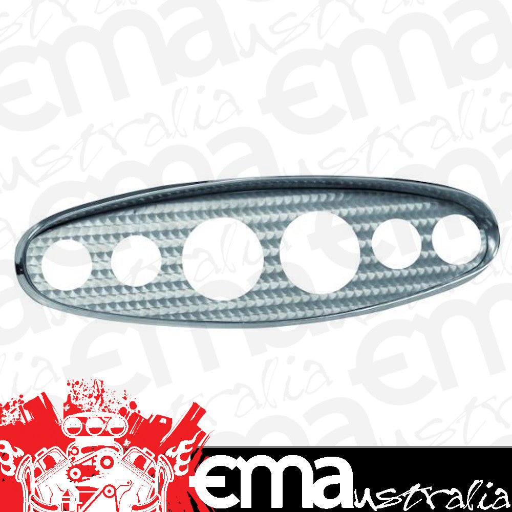 So-Cal Speed Shop SO001-60710 S/S Finish 6 Gauge Panel