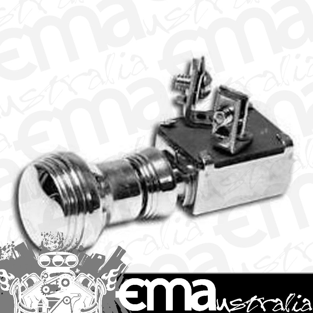So-Cal Speed Shop SO001-60766 Polished Art Deco Style Push Horn Switch