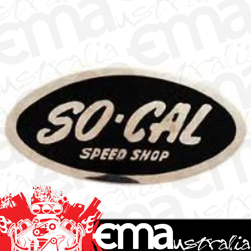 So-Cal Speed Shop SO001-62008 Bull Nose Emblem In Script