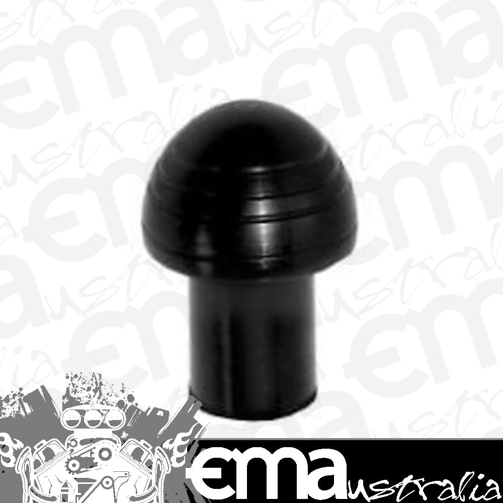 Universal '40' Style Polished Dash Knob Black SO-CAL Speed Shop SO001-62074