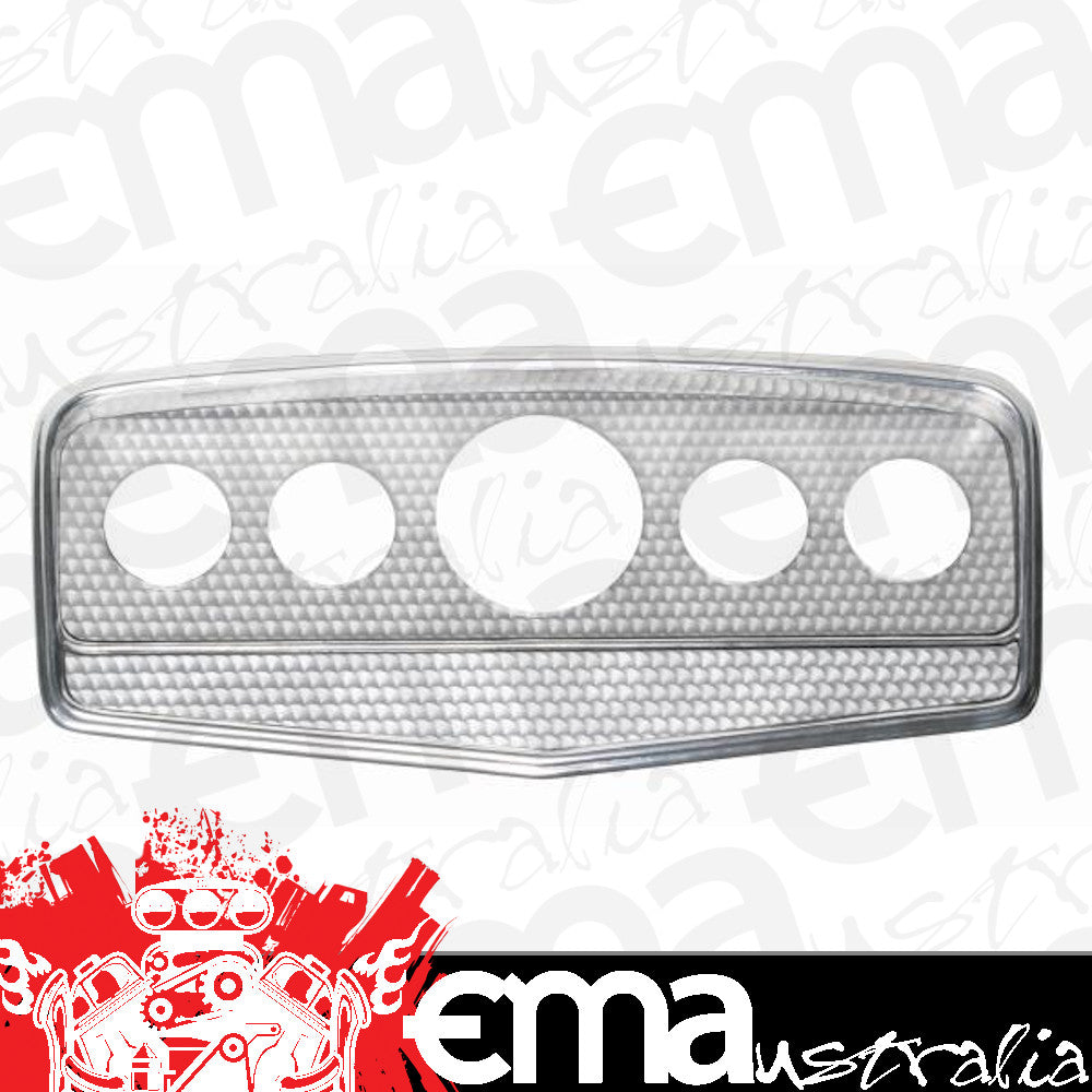 So-Cal Speed Shop SO001-62093 Auburn-Style Instrument Panel 5 Gauge Polished Finish