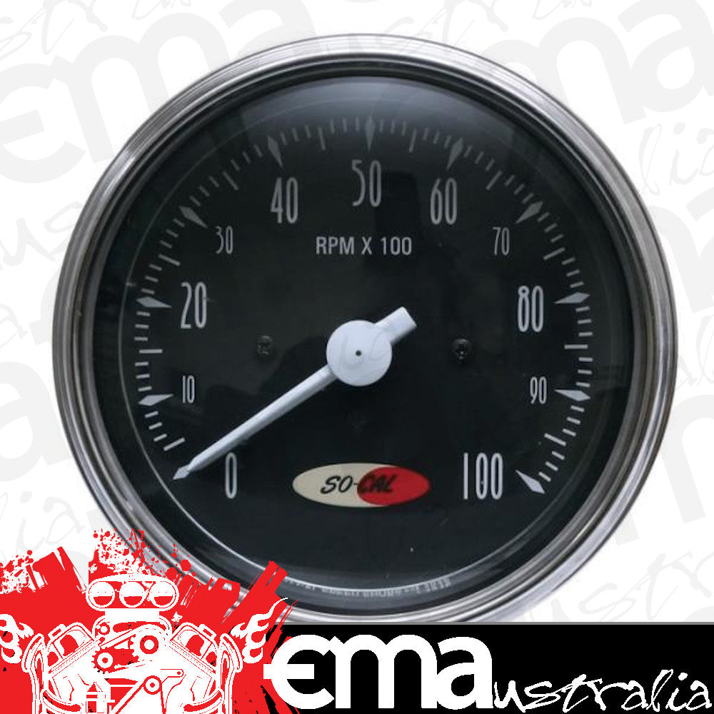 So-Cal Speed Shop SO001-62655 10000 Rpm Tachometer