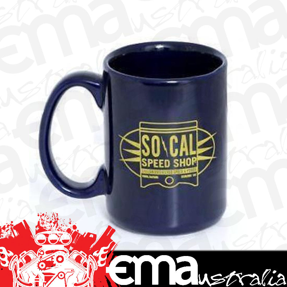 So-Cal Speed Shop SO001-93192 Oil Can Piston Coffee Cup Mug - Blue