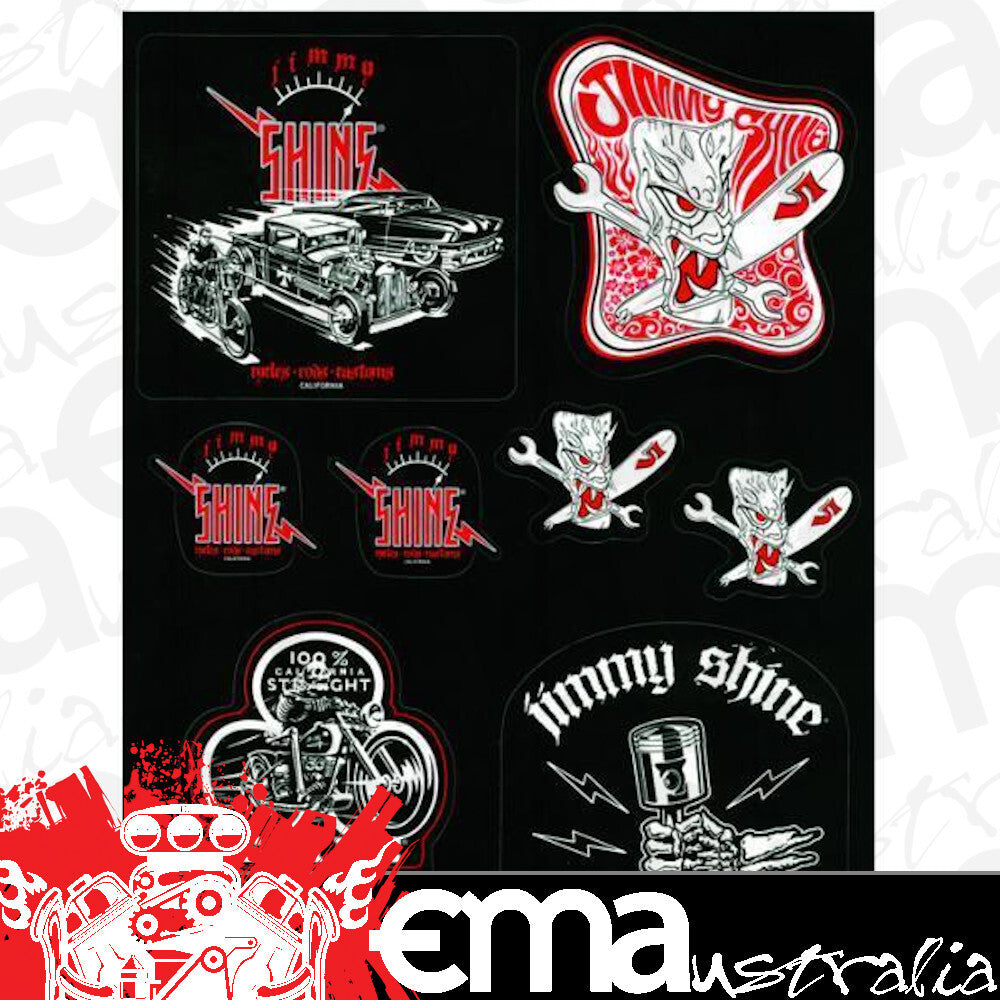 So-Cal Speed Shop SOC-98015 Jimmy Shine Sticker Sheet