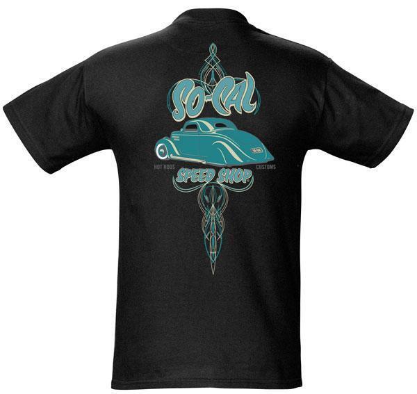 So-Cal Speed Shop SOSSM-1043TC10 Tail Dragger Logo T-Shirt