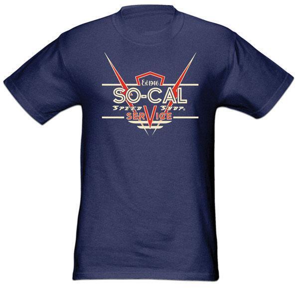 So-Cal Speed Shop SOSSM-1048TC Service T-Shirt Blue