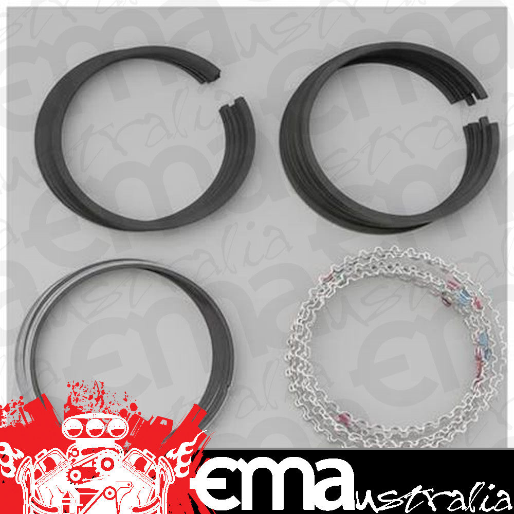 Chev 5.7L/350ci Vortec V8 +040 MOLY PISTON RINGS SP-E530K40 suit 4.040" BORE 350 Sealed Power SPE530K40