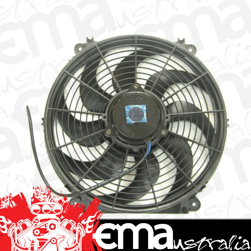 SPAL Automotive USA SPEF4023 13" Electric Thermo Fan 1430 Cfm - Puller Type w/ Reversible Curved Blades Baco Style