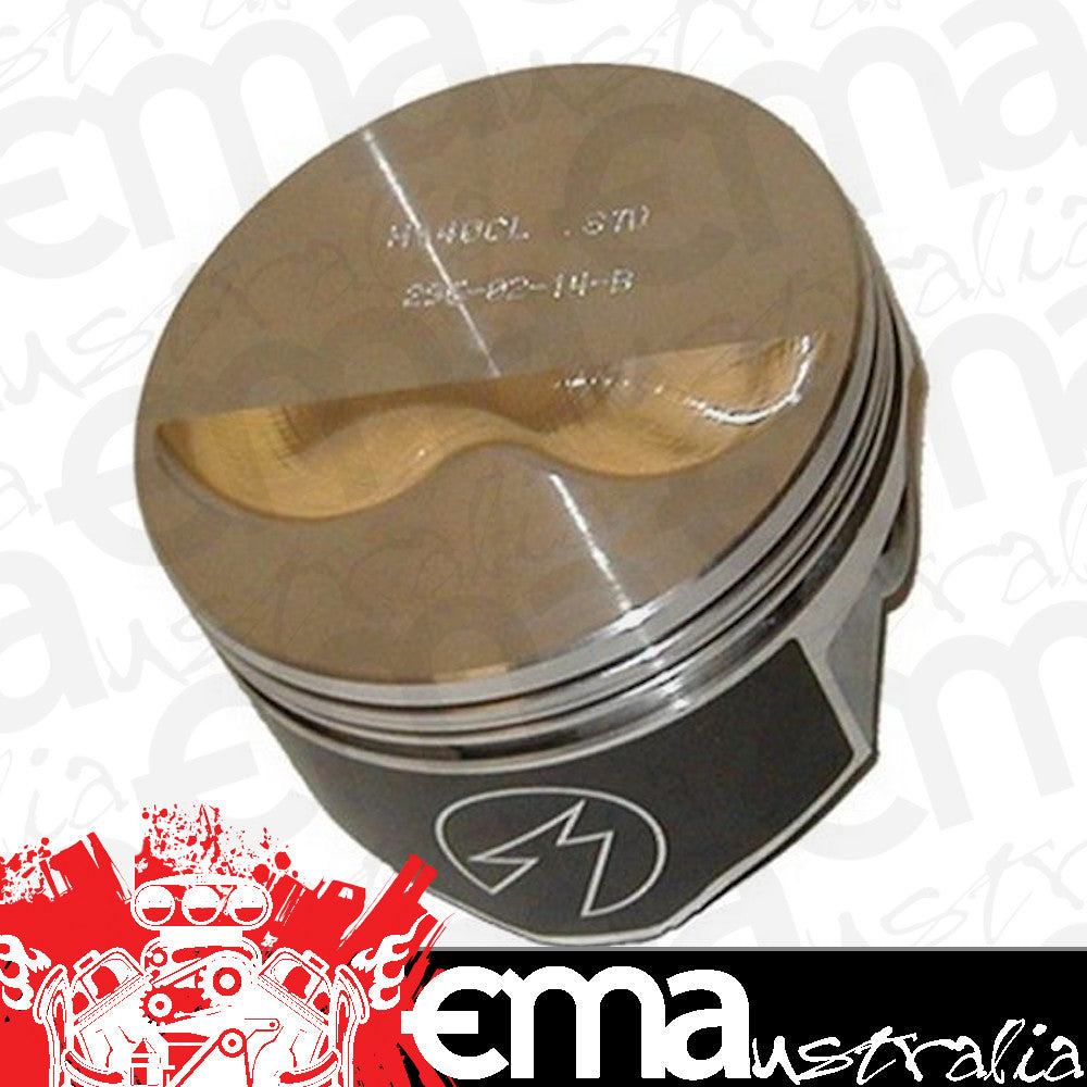 Speed Pro SPH140CL040 +.040 Flat Top Hypereutectic Pistons Sph140Cl 040 suit Chev SB 350 V8