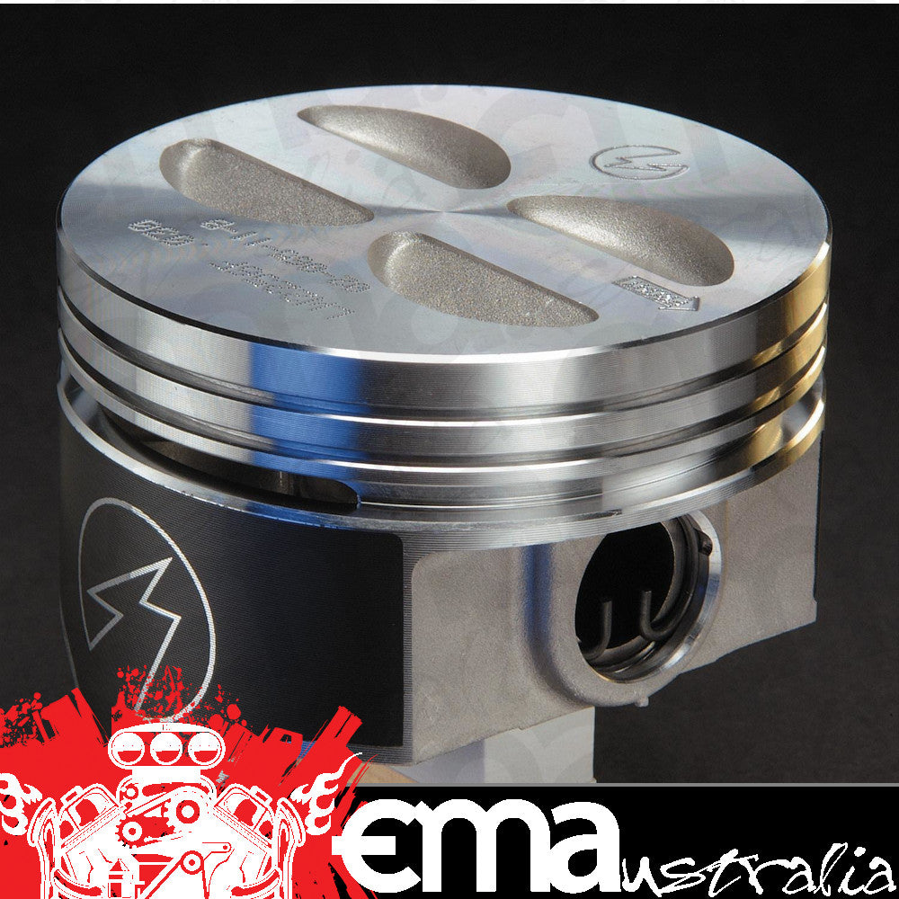 Speed Pro | SPL2256F020 | +.020 Flat Top Powerforged Pistons Spl2256F 020 suit Chev SB 350 V8