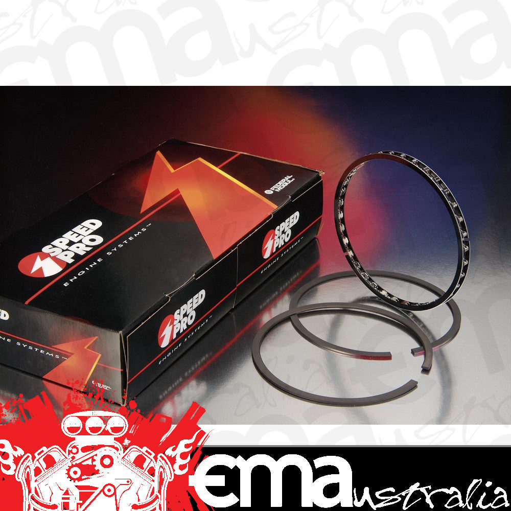 Speed Pro SPR9902030 Spr9902 030 Plasma Moly V8 Ring Set 4.030" Bore +.030