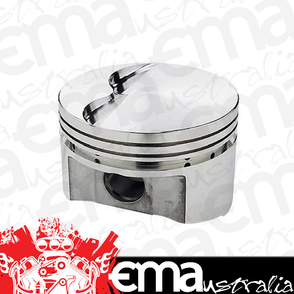 SRP Pistons SRP138097 Flat Top Forged Pistons for Chev SB 400 V8 4.155 Bore 3.750 Stroke