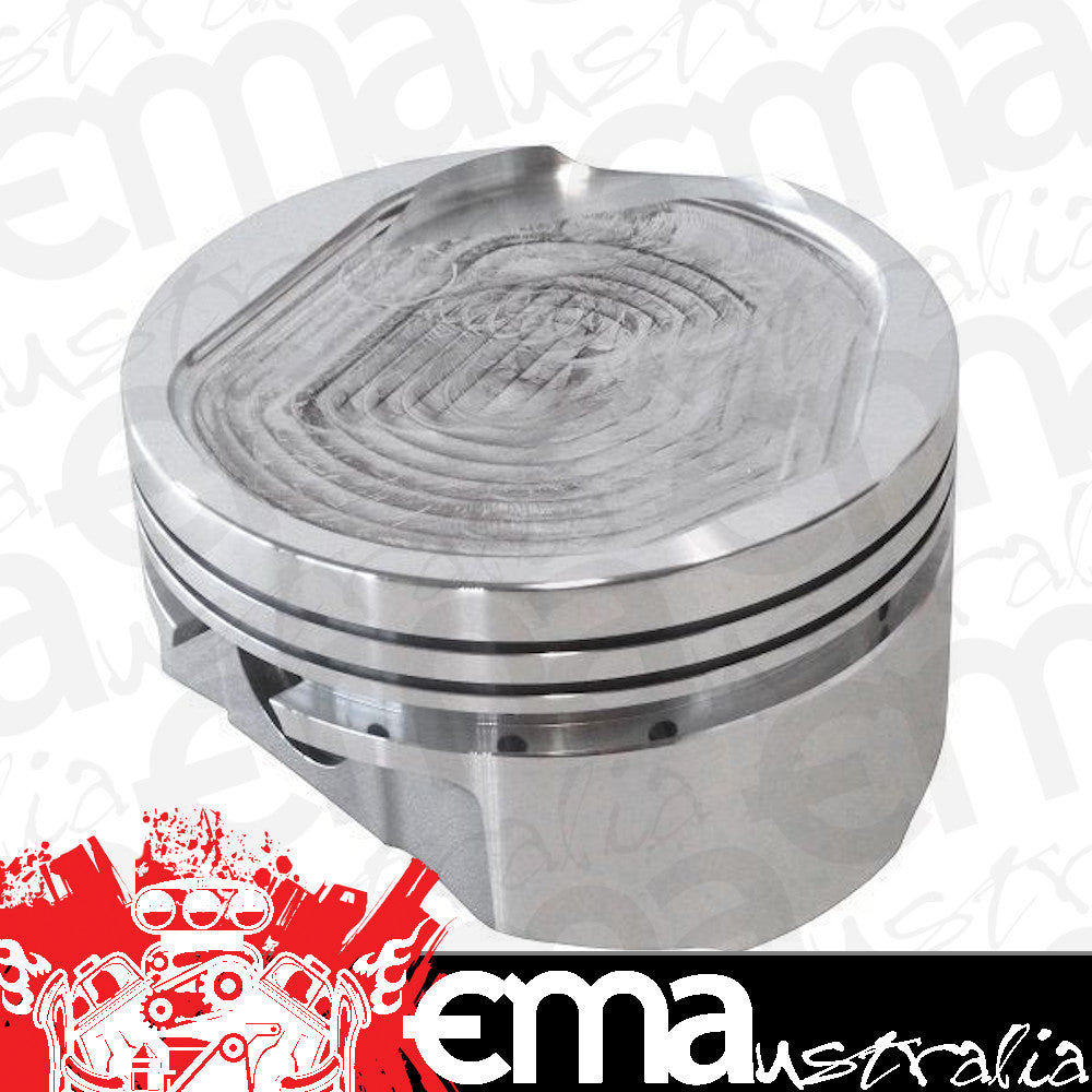Ford Small Block Cleveland 351 C.I.D. V8 Dish Top Forged Pistons suit SB 351C 4.020" Bore 3.850 Stroke SRP Pistons SRP302431