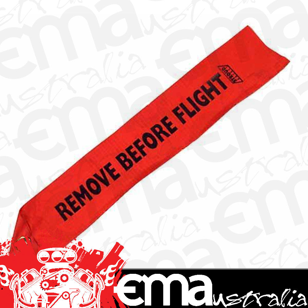 Stroud SS475 PARACHUTE WARNING FLAG "REMOve BEFORE FLIGHT" RED SS475