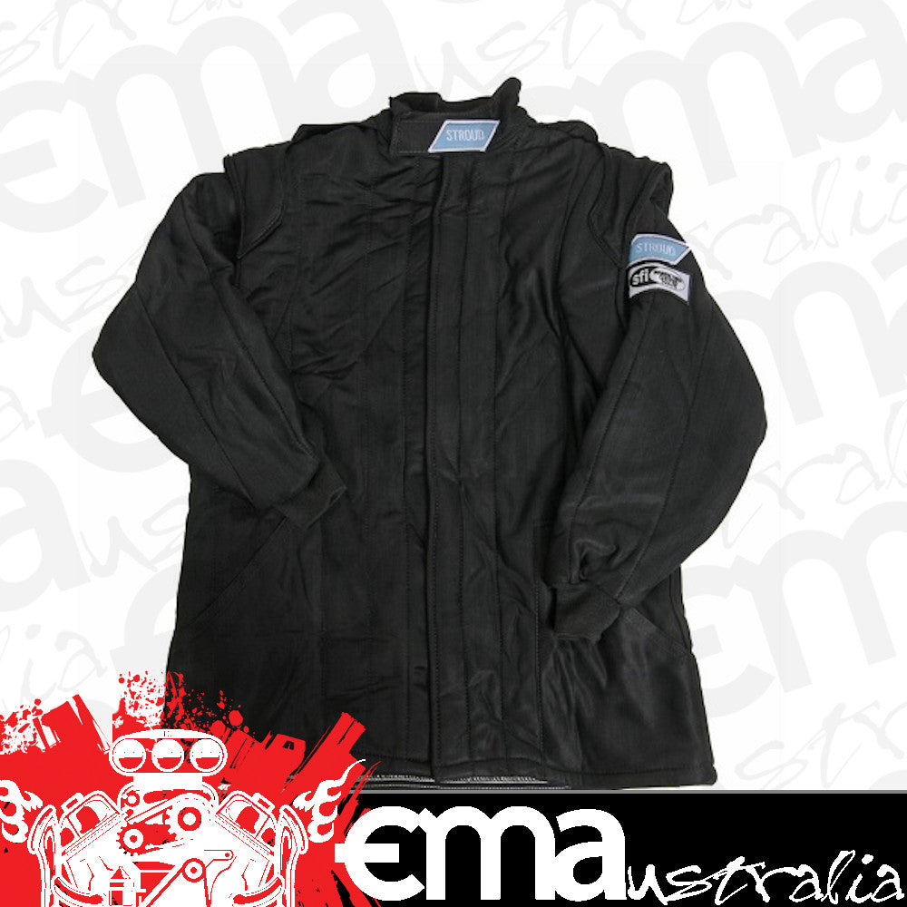Stroud SS802J-1-M Multi Layer Driving Jacket Black Medium 4-Layer SFI 3.2A/15 SS802J-1-M