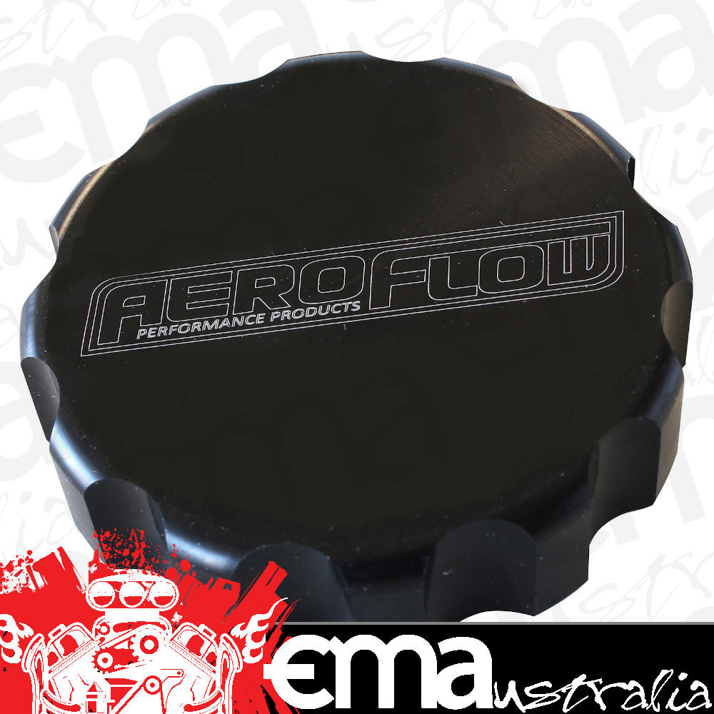 Aeroflow Performance Products AF463-0042BLK Aeroflow Radiator Cap Cover Large Style Cap Black