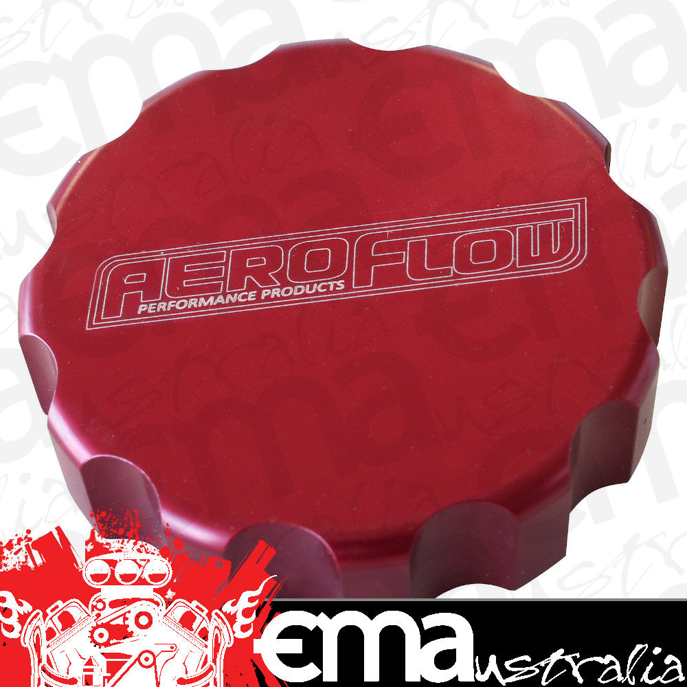 Aeroflow AF463-0042R Aeroflow Radiator Cap Cover Large Style Cap Red