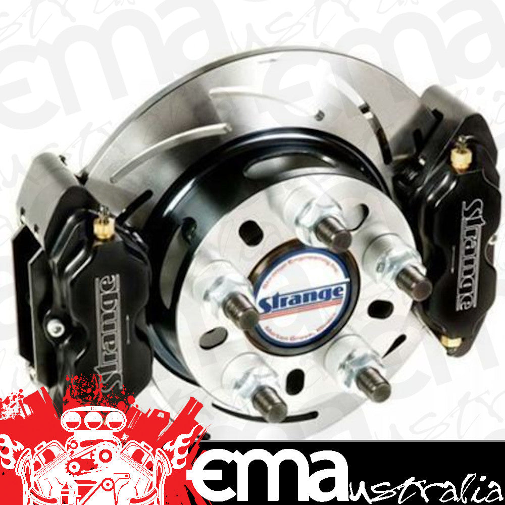 Strange STB1706WCD2 Dual Brake Kit /Late Big Ford /2 Pc Rotor /Soft Pads