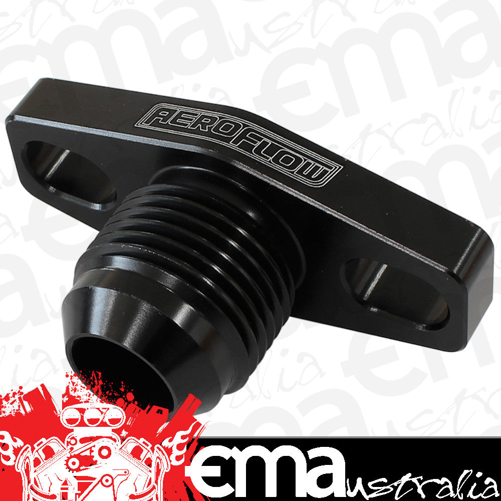 Aeroflow AF463-05 Turbo Drain Adapter -10AN 38-44mm Bolt Centres