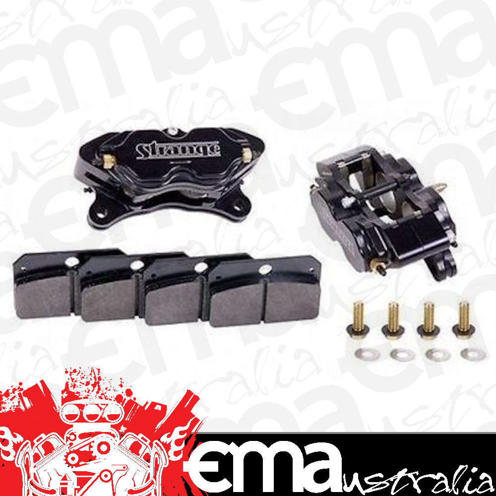 Strange STB1850 Pro Race 4 Piston Brake Caliper Kit w/ Soft Metallic Pads