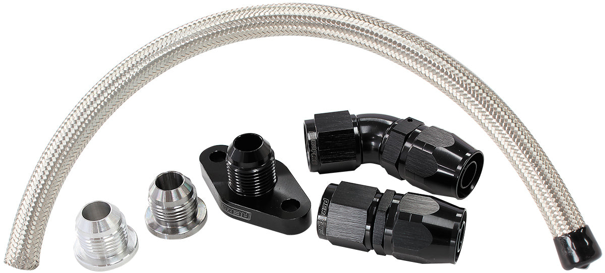 Aeroflow AF463-21 UNIVERSAL TURBO DRAIN KIT SUITS TURBO WITH 38MM CENTRES