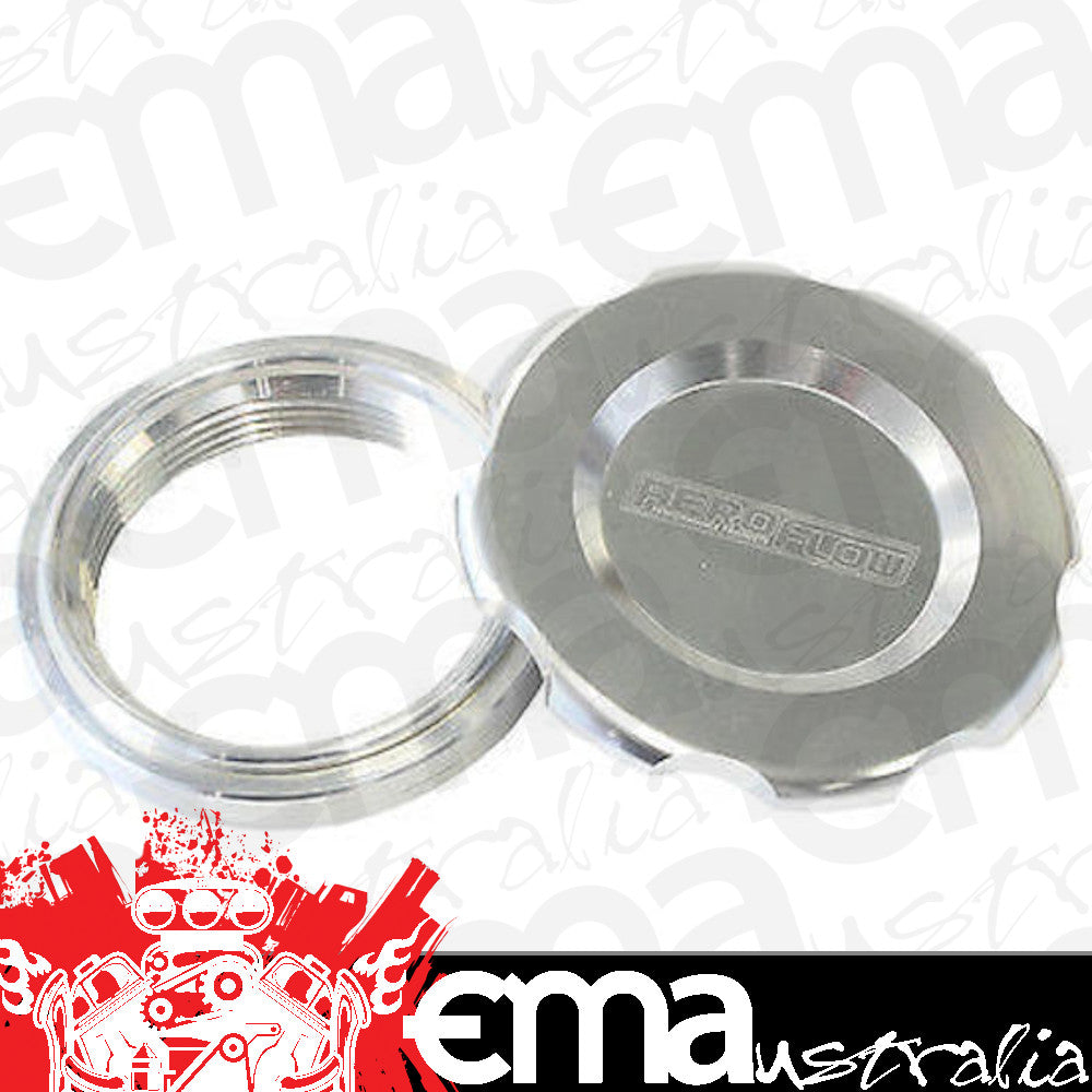 Aeroflow AF465-24S 1.5" Weld Bung & Silver Cap Low Profile Female Weld-On
