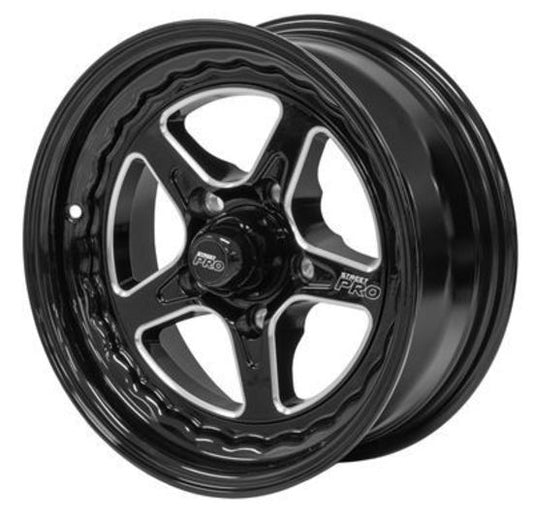 Street Pro Wheels STP002-156000-BK Street Pro Ll Convo Wheel Black 15X6' Holden Chevrolet Bolt Circle 5 X 4.75' 0 3.50' Back Space