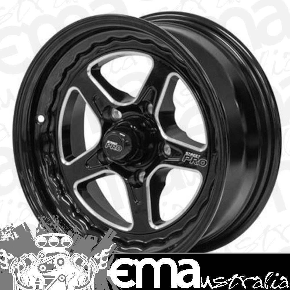 Street Pro Wheels STP002-157000-BK Street Pro Ll Convo Wheel Black 15X7' Holden Chevrolet Bolt Circle 5 X 4.75' -12 3.50' Back Space