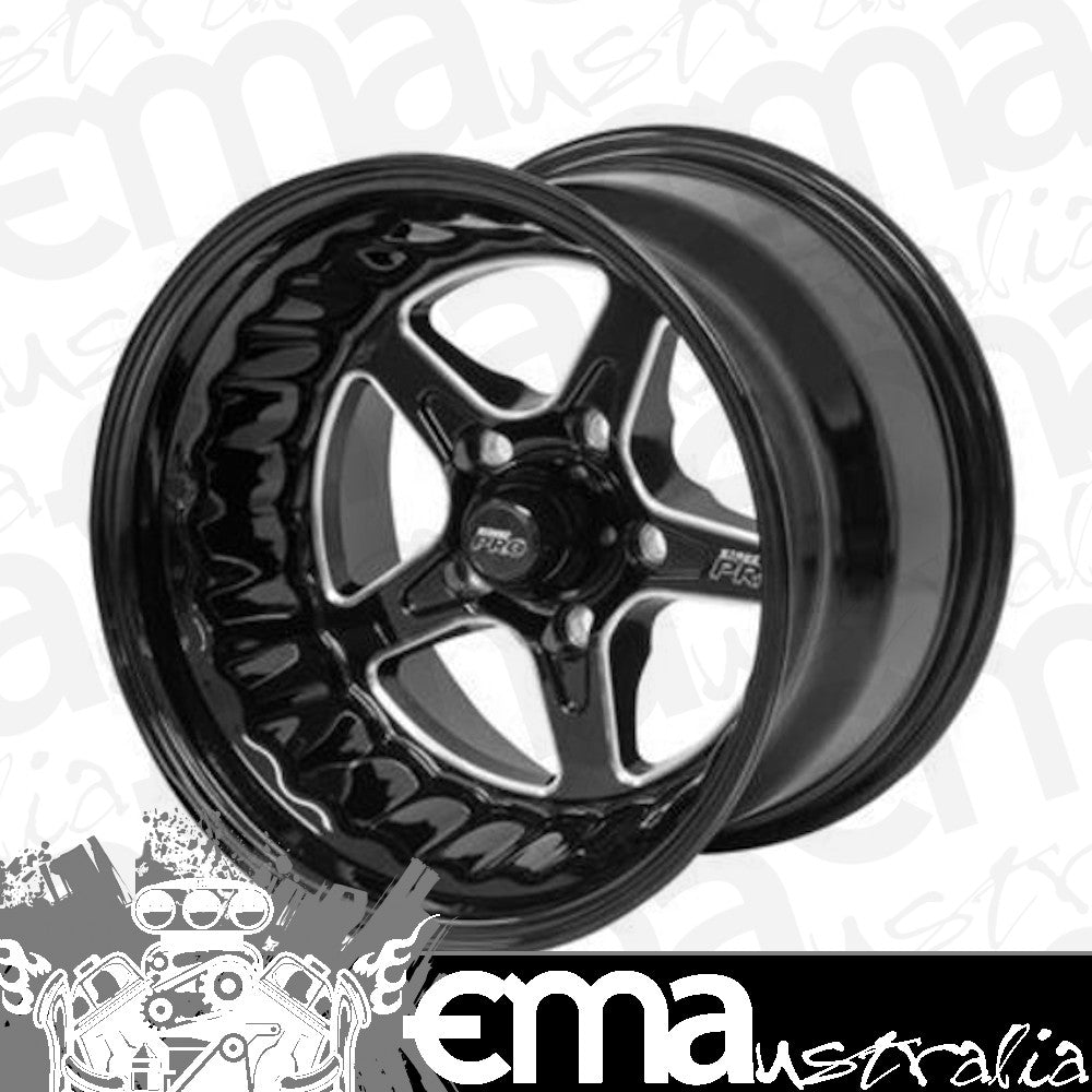 Street Pro Wheels STP002-158001-BK Pro Ll Convo Wheel Black 15X8.5' Holden Chevrolet Bolt Circle 5 X 4.75'6 5.0' Back Space