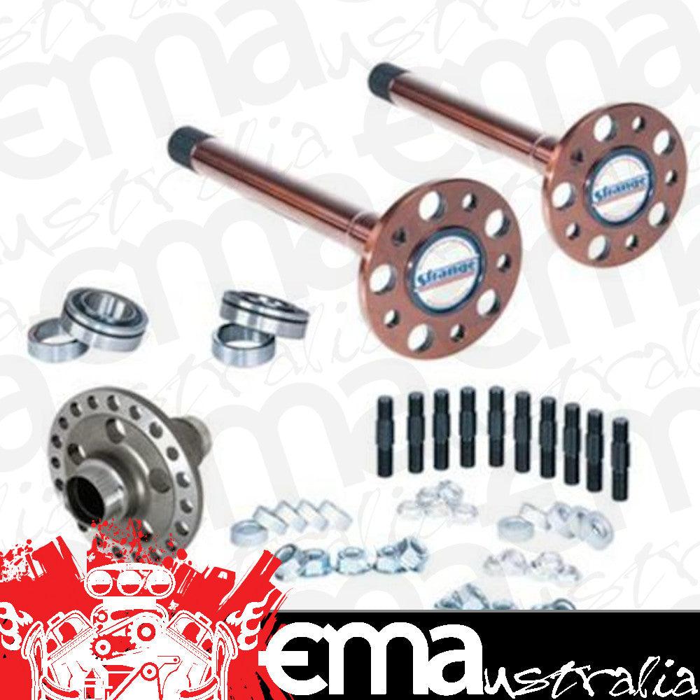 Strange STP2016 40 Spline Gun-Drilled Axles 3.350' Brg. 5/8' Stud Kit & Spool