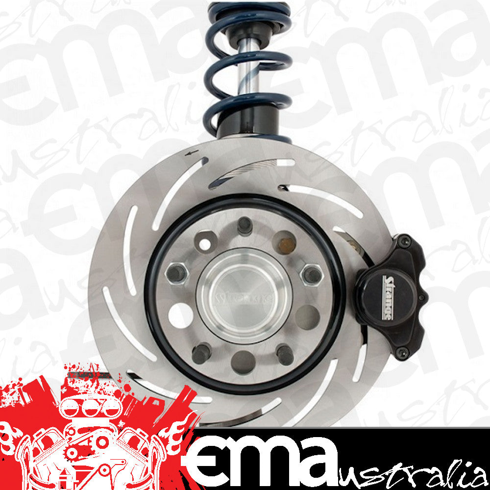 Strange STPSS110-450 Strange Stpss110-4.50 Medium Duty Strut Package Eye Mount 2-Piston Caliper suit 4.50 Bolt Circle