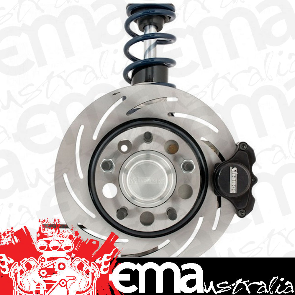 Strange STPSS115-475 Strange Stpss115-4.75 Medium Duty Strut Package Stud Mount 2-Piston Caliper 4.75 Bolt Circle