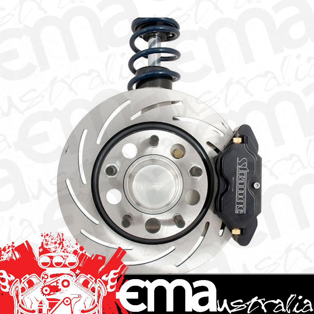 Strange STPSS120-475 Strange Stpss120-4.75 Heavy Duty Strut Package Eye Mount 4-Piston Caliper 4.75 Bolt Circle
