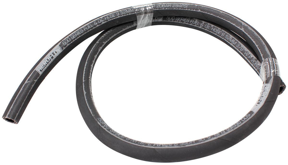 Aeroflow Performance Products AF500-10-3MBLK 500 Series Push Lock Hose -10 (5/8") (3M Length Roll)