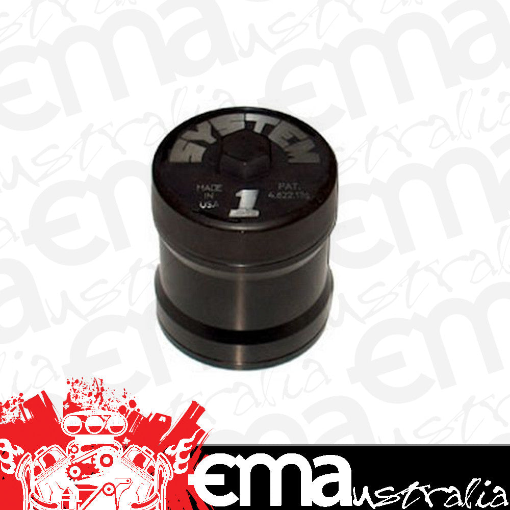 System One | SY210-361 | Spin On Oil Filter Black 3.75"L x 3"D Universal Threads
