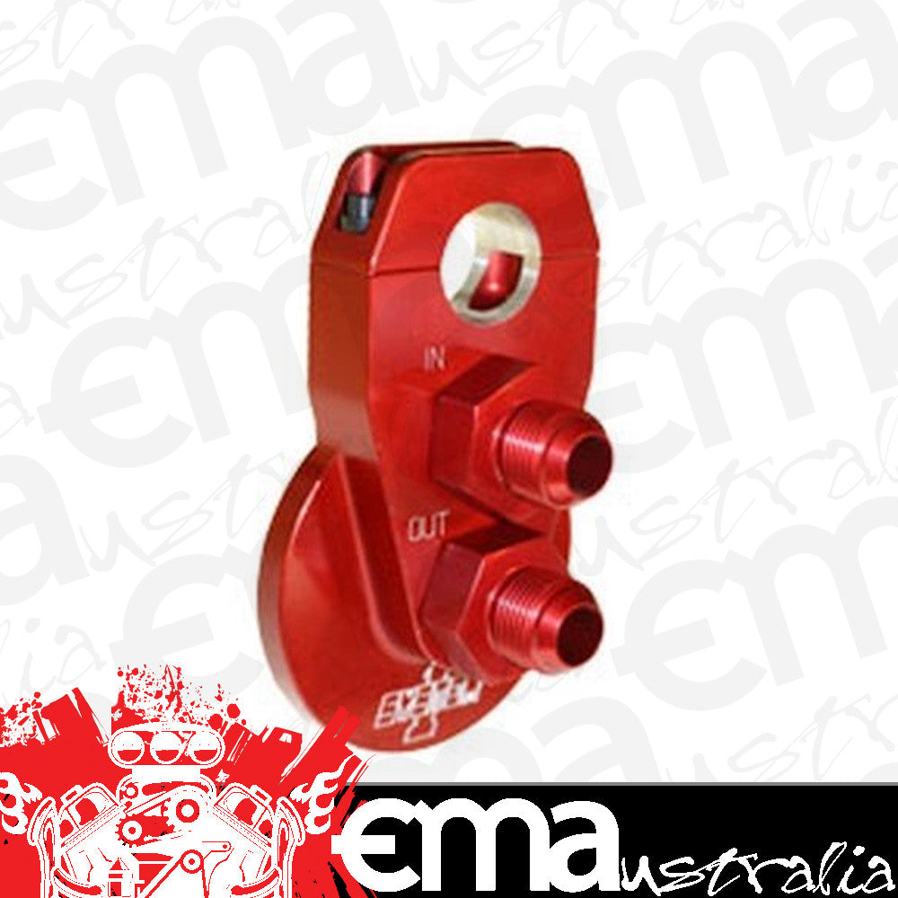 System One SY220-90000-12 Oil Filter Remote Mount -12an Clamp-On 7/8 Dia Hole