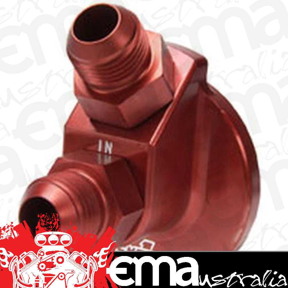 Suit Ford & Chysler Billet Block Adapter Ford/Chrysler -10an Male Red System One SY229-90559-10