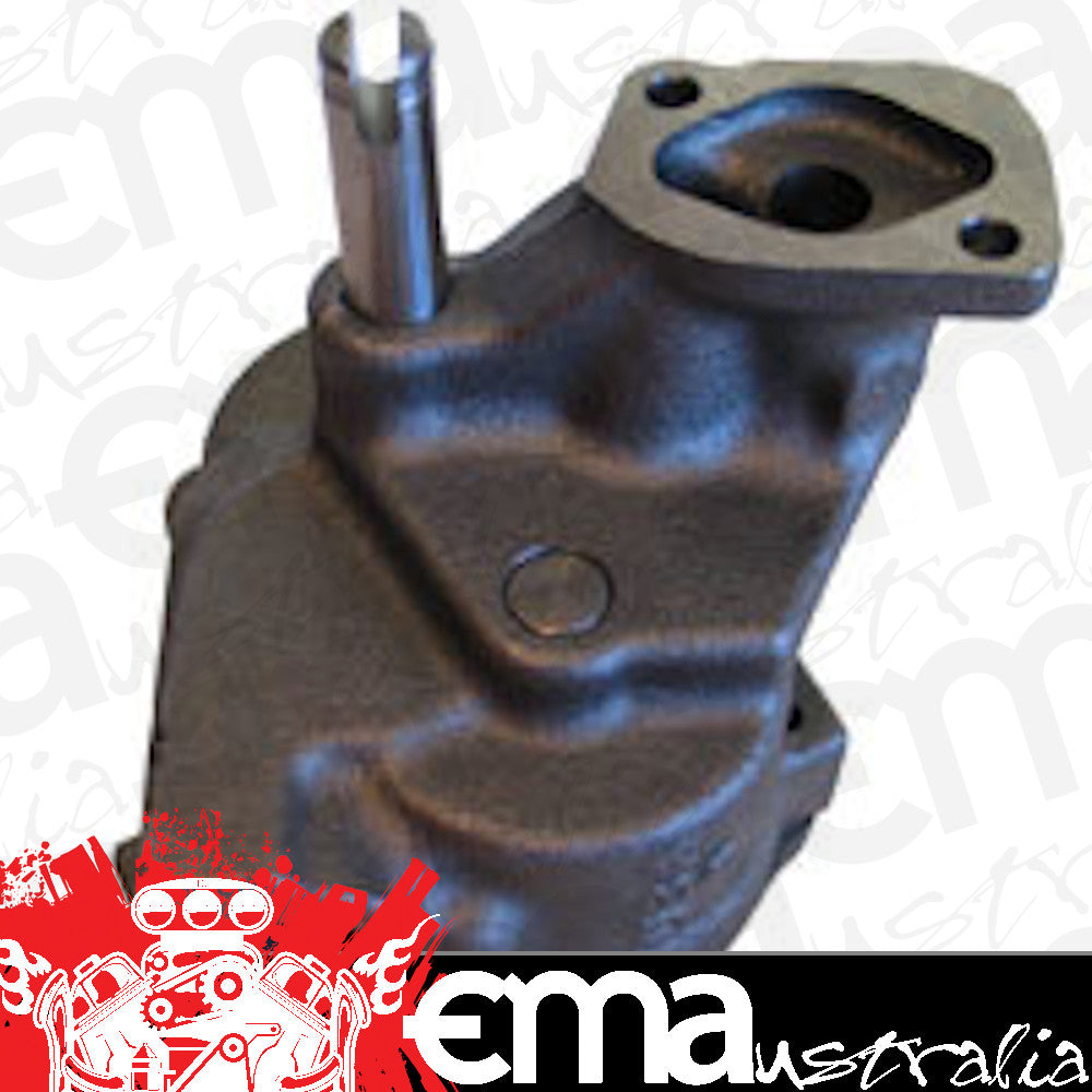 System One SY234-900773-1 Cast Iron Oil Pump suit BB Chev w/ Billet Hard Black anodized Cap Adjustable Pressure & anti-Aeration