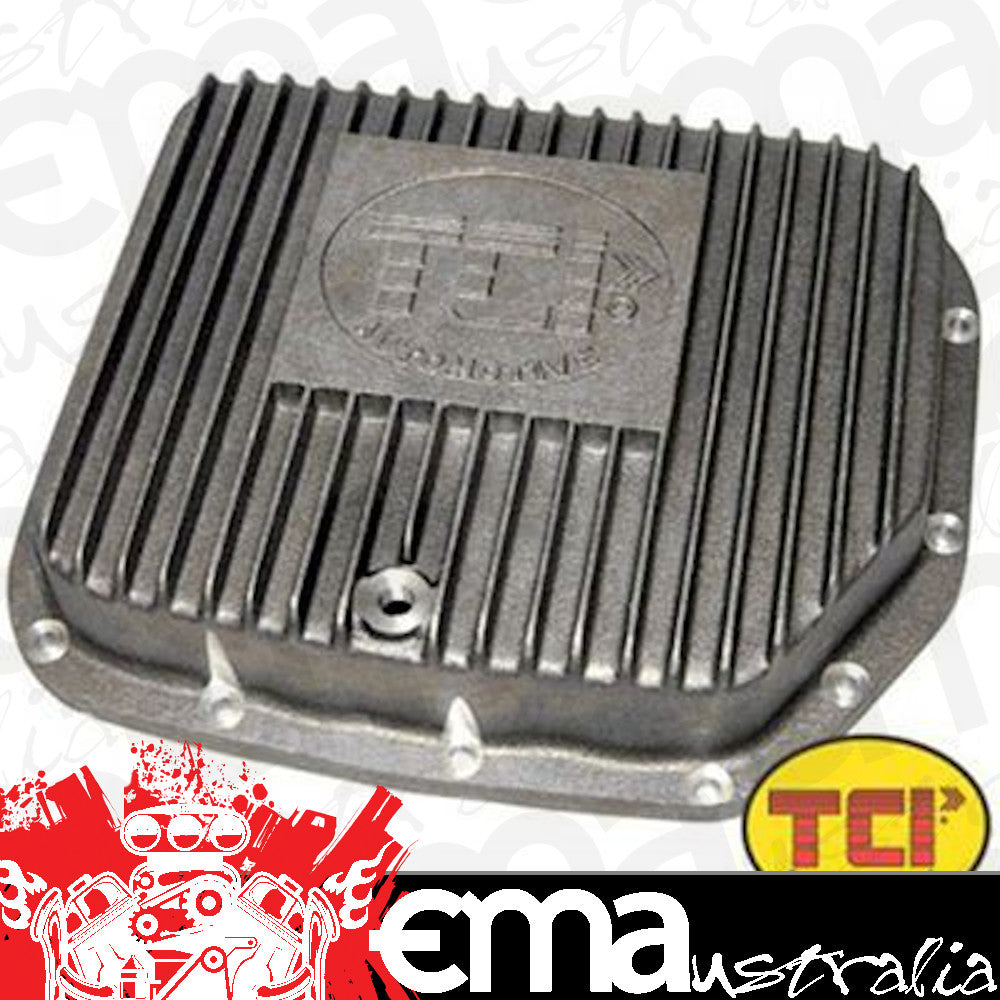 TCI Auto TCI127900 Automatic Transmission Pan Deep Aluminum Natural Chrysler Torqueflite A-904