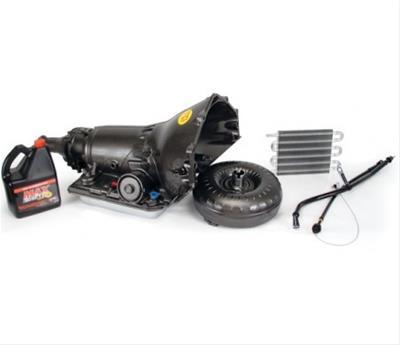 TCI Auto TCI371000P1 Automatic Transmission Package Chev 700R4 Transmission/2400 Rpm Flash Stall Converter/Cooler/Fluid