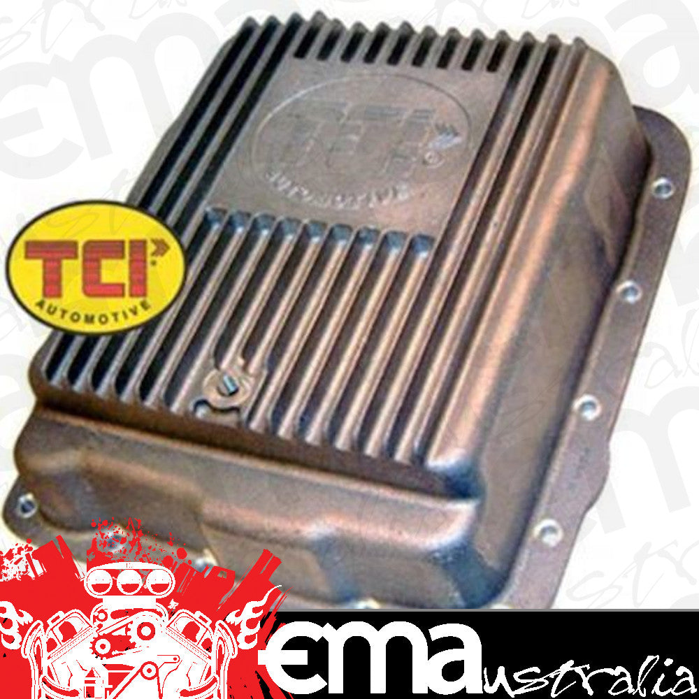 TCI Auto TCI378000 Automatic Transmission Pan Deep Aluminum Natural Gm 700R4 4L60E