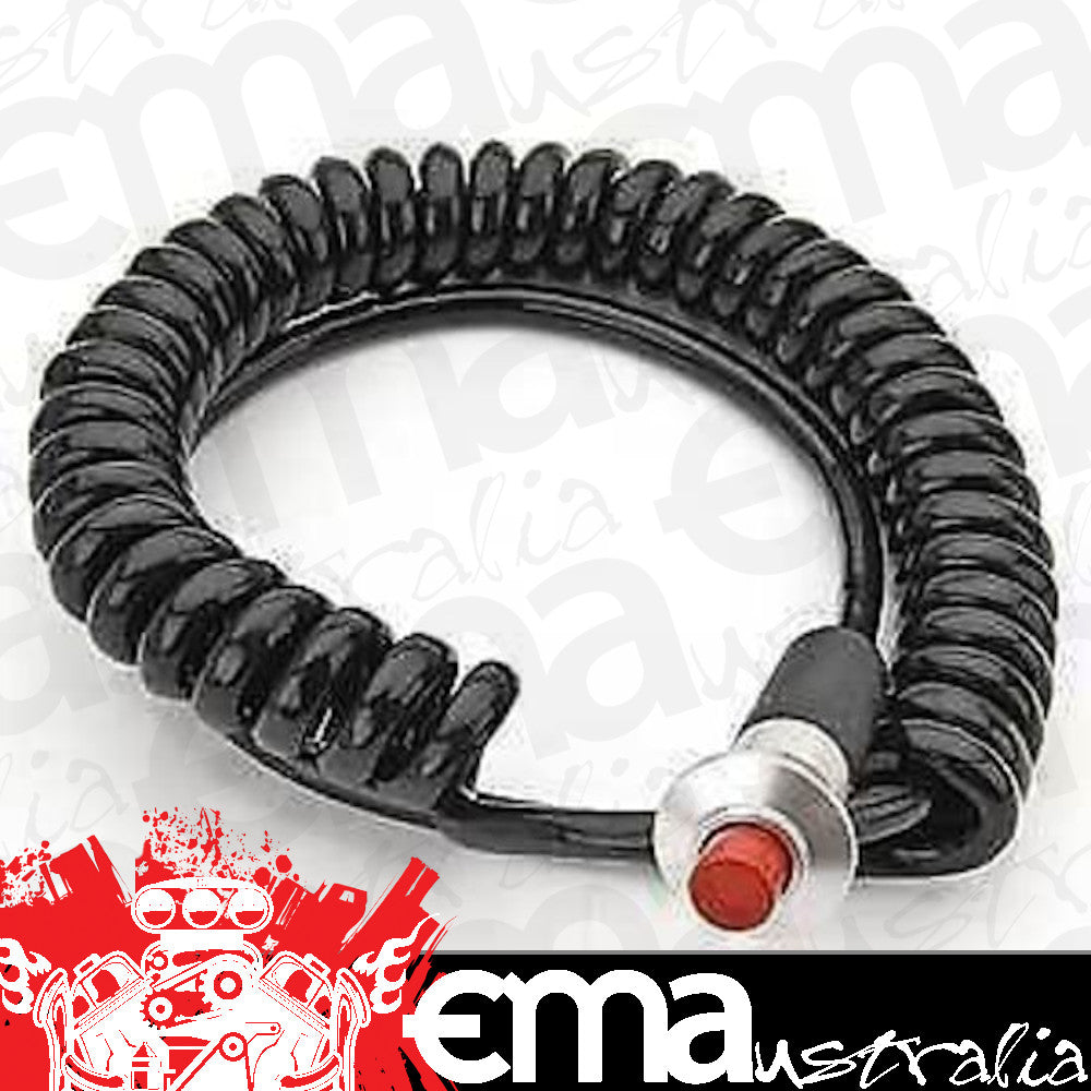 TCI Auto | TCI388400 | Momentary 10 Amp Pushbutton Trans-Brake Microswitch Spiral Cord