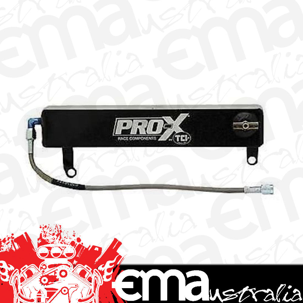 TCI Auto TCI528206 Pro-x Transmission Overflow Tank Gm Powerglide 1Qt Black Alloy 528206