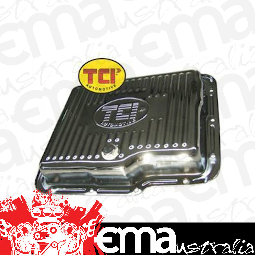 TCI Auto TCI528311 Automatic Transmission Pan Stock Steel Zinc Gm Powerglide
